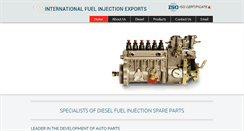 Desktop Screenshot of fuelinjectionexports.com